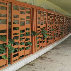 走廊墙壁绿化护栏